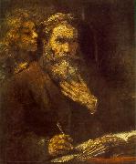 Rembrandt, Evangelist Matthew
